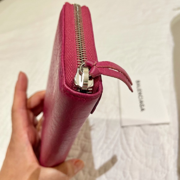 Authentic Balenciaga Lambskin long zippy wallet - Picture 7 of 16